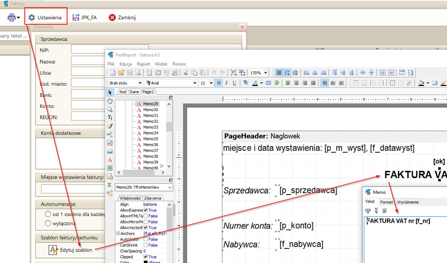 Zmiana faktury na Rachunek lub notę rozliczeniową
